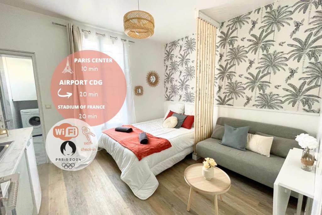 Studio 10Min Paris Centre I Cdg Drancy Exterior foto